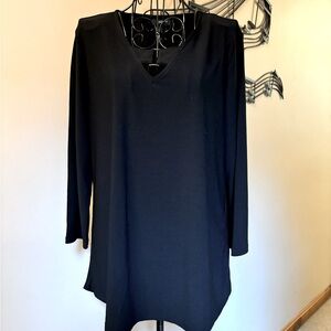 $15 Closet clear out NWT ALFANI Black top with 3/4 sleeves size small